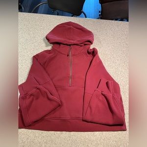 Lululemon half zip scuba hoodie